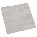 vidaXL Samo-lepiace podlahové dosky Biela a šedá 30,5 x 30,5 cm 20 ks