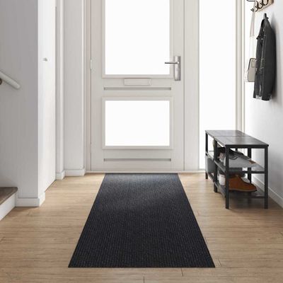 vidaXL Behúň koberec Antracit 80 x 400 cm látka