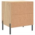vidaXL Nočné stolíky 2 ks dub sonoma 40x35x47,5 cm kompozitné drevo