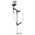 vidaXL Detektor kovov 24 cm detekčná hĺbka LCD displej