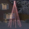 vidaXL LED vianočný stromček interiér exteriér 576 LED farebné 3,6 m