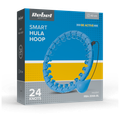 Hula hoop REBEL ACTIVE RBA-3066-BL so závažím a masážnymi výstupkami