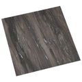 vidaXL Samo-lepiace podlahové dosky Tmavosivá 30,5 x 30,5 cm 20 ks PVC