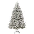 vidaXL Umelý výklopný vianočný stromček 300 LED a sada gúľ 240 cm