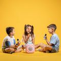 Bluetooth Karaoke set mikrofón a reproduktor KidsVoice Pink