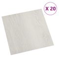 vidaXL Samo-lepiace podlahové dosky Svetlá béžová 30,5 x 30,5 cm 20 ks