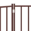 vidaXL Brána pre psa skladacia 2 panely 160 cm masívne jedľové drevo