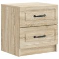 vidaXL Nočný stolík 2 ks Dub sonoma 43 x 34,5 x 44,5 cm