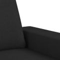 vidaXL 2-dielna sedacia súprava čierna látka