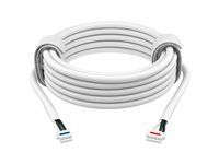 Prodlužovací šňůra pro mikrofon - JST do JST - 1.8 m - bílá