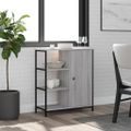 vidaXL Komoda sivá sonoma 70x30x80 cm kompozitné drevo