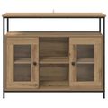 vidaXL Servírovacia skriňa Remeselný dub 100 x 35 x 80 cm