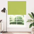 vidaXL Zatemňovacia roleta, listy zelené, 150x210 cm, šírka látky 146,6 cm, polyester
