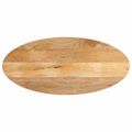 vidaXL Stolová doska 120x50x2,5 cm oválna masívny mangovník