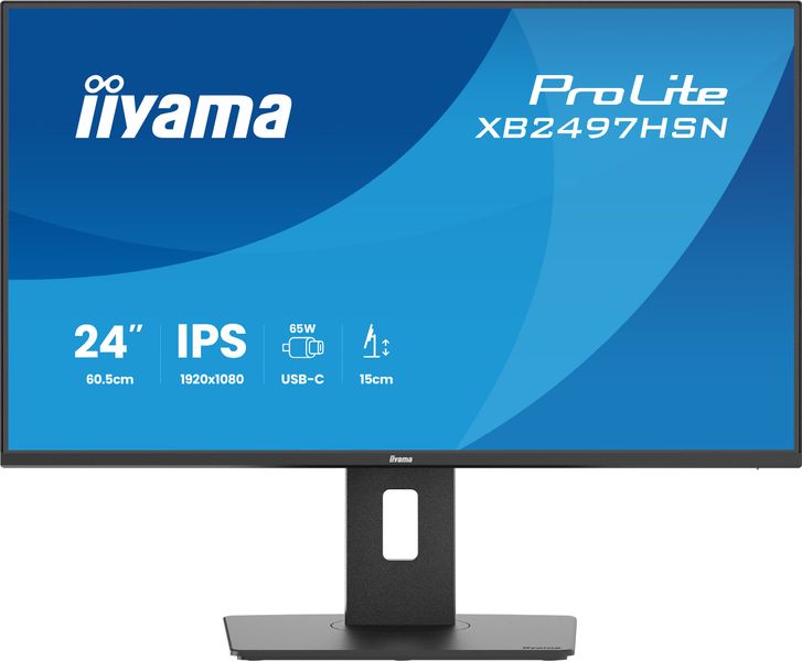 iiyama ProLite/XB2497HSN-B1/23,8''/IPS/FHD/120Hz/1ms/Čierna/5R