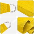 vidaXL Plachta na tienenie 2 x 6 m HDPE Obdĺžnikový Žltá