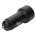DELTACO USBC-CAR122, Autonabíjačka 1x USB-C/USB-A