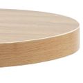 vidaXL Bistro stolík bledohnedý 60 cm MDF