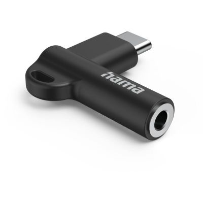 HAMA Audio adaptér, USB-C samec/Jack 3.5mm samica