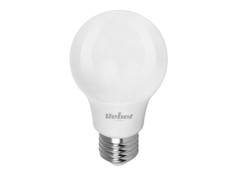 Žiarovka LED E27 8,5 W A60 biela studená REBEL ZAR0553