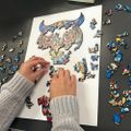 Drevené puzzle Kruzzel 24551 Sova