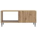 vidaXL Konferenčný stolík Dub artisan 90 x 50 x 40 cm Kompozitné drevo