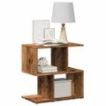 vidaXL Nočné skrinky 2 ks Staré drevo 50x30x51,5 cm Konštrukčné drevo