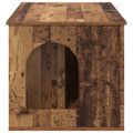 vidaXL Mačka Dom Staré drevo 85 x 55 x 50,5 cm Kompozitné drevo