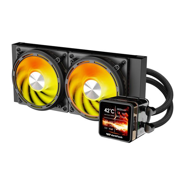 Vodné chladenie CPU DE240 (čierne)