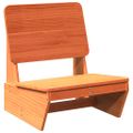 vidaXL záhradné stoličky 2 ks Vosk hnedá 60x64x70,5 cm masív borovica