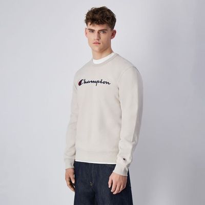 Mikina Crewneck Grey - Champion, veľkosť M, veľkosť oblečenia M