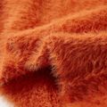 vidaXL Detský pletený sveter pálený oranžový 128