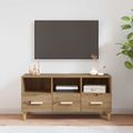vidaXL TV skrinka 102 x 36 x 50 cm Remeselnícky dub Kompozitné drevo