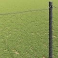 vidaXL Hexagonálny plot 1,6 x 100 m PVC Sivá