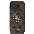 Puzdro Guess pre iPhone 16 Pro 6,3" GUHCP16L4GMGBR 4G Big Logo hnedá
