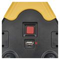 LED výstražný trojuholník EMOS P4010, nabíjací, COB LED + červená LED