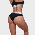 Nohavičky Briefs 3Pack Čierna - GymBeam, veľkosť L, veľkosť oblečenia L, 95 % cotton, 5 % elastane