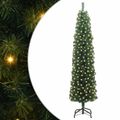 vidaXL Umelý vianočný stromček Zelená 180 cm PVC, oceľ a plast