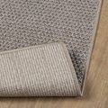 vidaXL Koberec do interiéru LUGO Krémová a taupe 150 x 80 cm Polyester