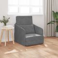 vidaXL Rozkladacia posteľ Tmavo šedá 65 x 80 x 83 cm Zamat