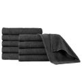 vidaXL Uteráky na ruky 5 ks čierne 50x100 cm bavlnené 450 g/m2