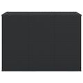 vidaXL Záhradný box na vankúše z polyratanu 145x100x103 cm čierny