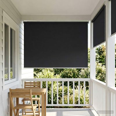 vidaXL Exteriérová roletka na ochranu proti UV žiareniu Antracitová