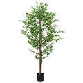 vidaXL Umelý fikusový 1260 listov 200 cm zelený