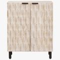 vidaXL Servírovacia skriňa 60 x 33 x 75 cm Masívne mango drevo