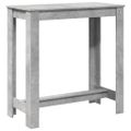 vidaXL Barový stôl betónovosivý 102x50x103,5 cm kompozitné drevo