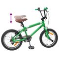 vidaXL BMX Bicykel 20 Palcov pre nad 9 rokov Zelená