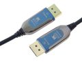 PremiumCord 8K DP 1.4 optický 10m optický AOC kabel, DisplayPort 1.4, 8K 60Hz, 32,4 Gb/s, OM3, pozlacené konektory, 10 m