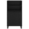 vidaXL Highboard Čierna 60 x 36 x 110 cm Kompozitné drevo