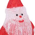 vidaXL LED vianočná akrylová figúrka Santu exteriér aj interiér 28 cm